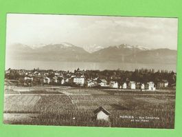 Morges - Vue Générale et les Alpes