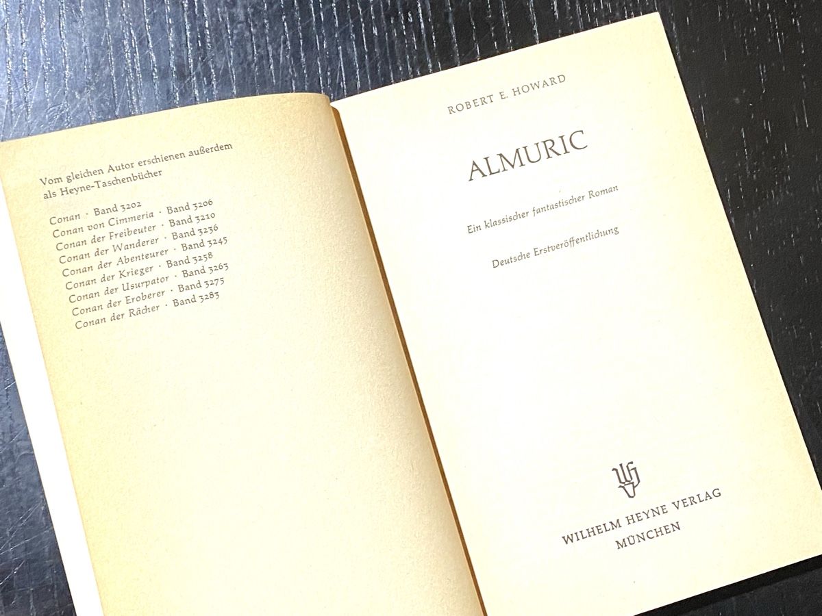 Libri: Almuric - Fantasy Klassiker, Robert E. Howard – Usato da Zuerich venduto da SonderArt-Wertgut 1
