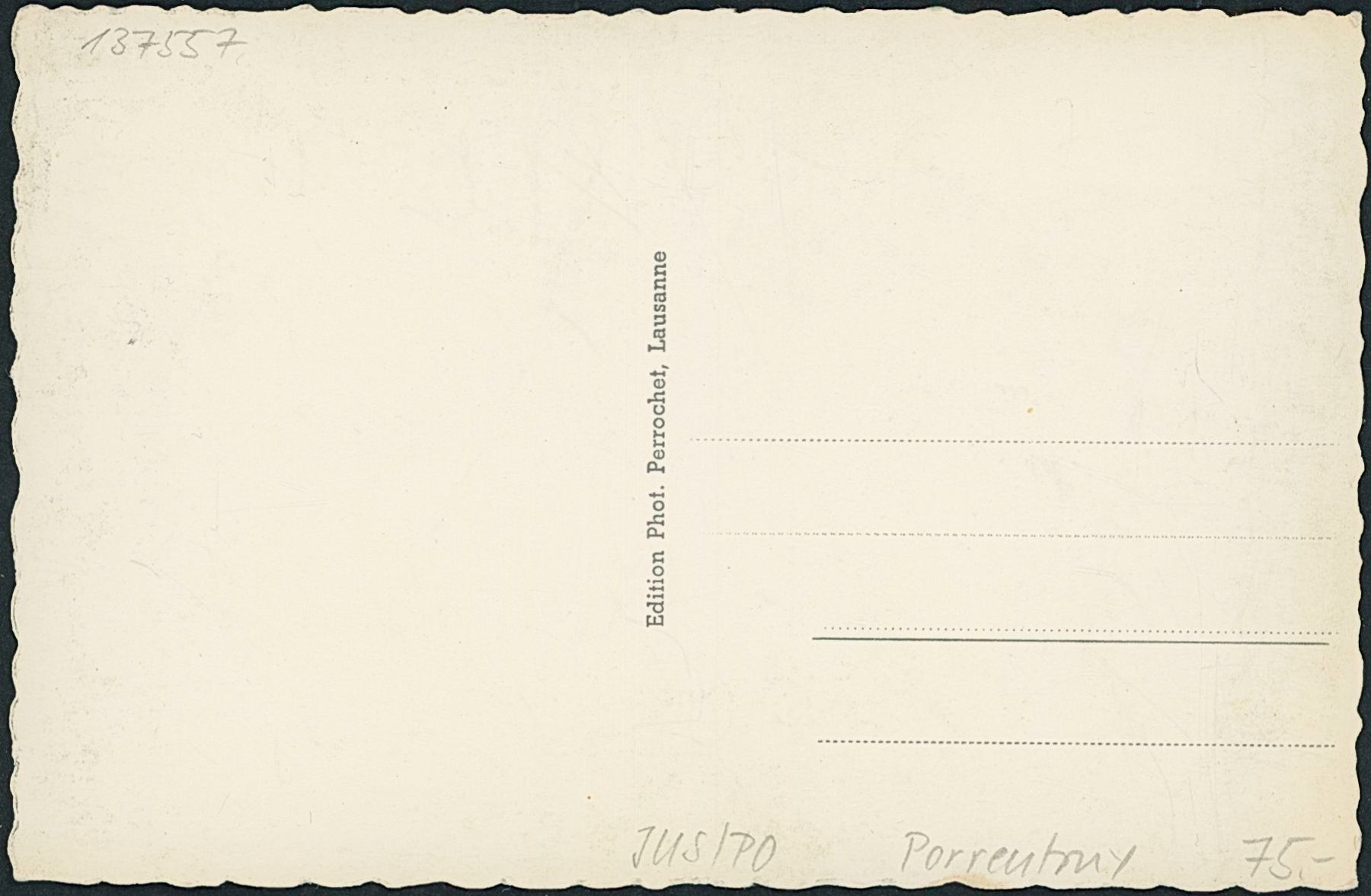 Cartoline postali: JUS Porrentruy – Nuovo (secondo la descrizione) da Schindellegi venduto da Jonathan77 1