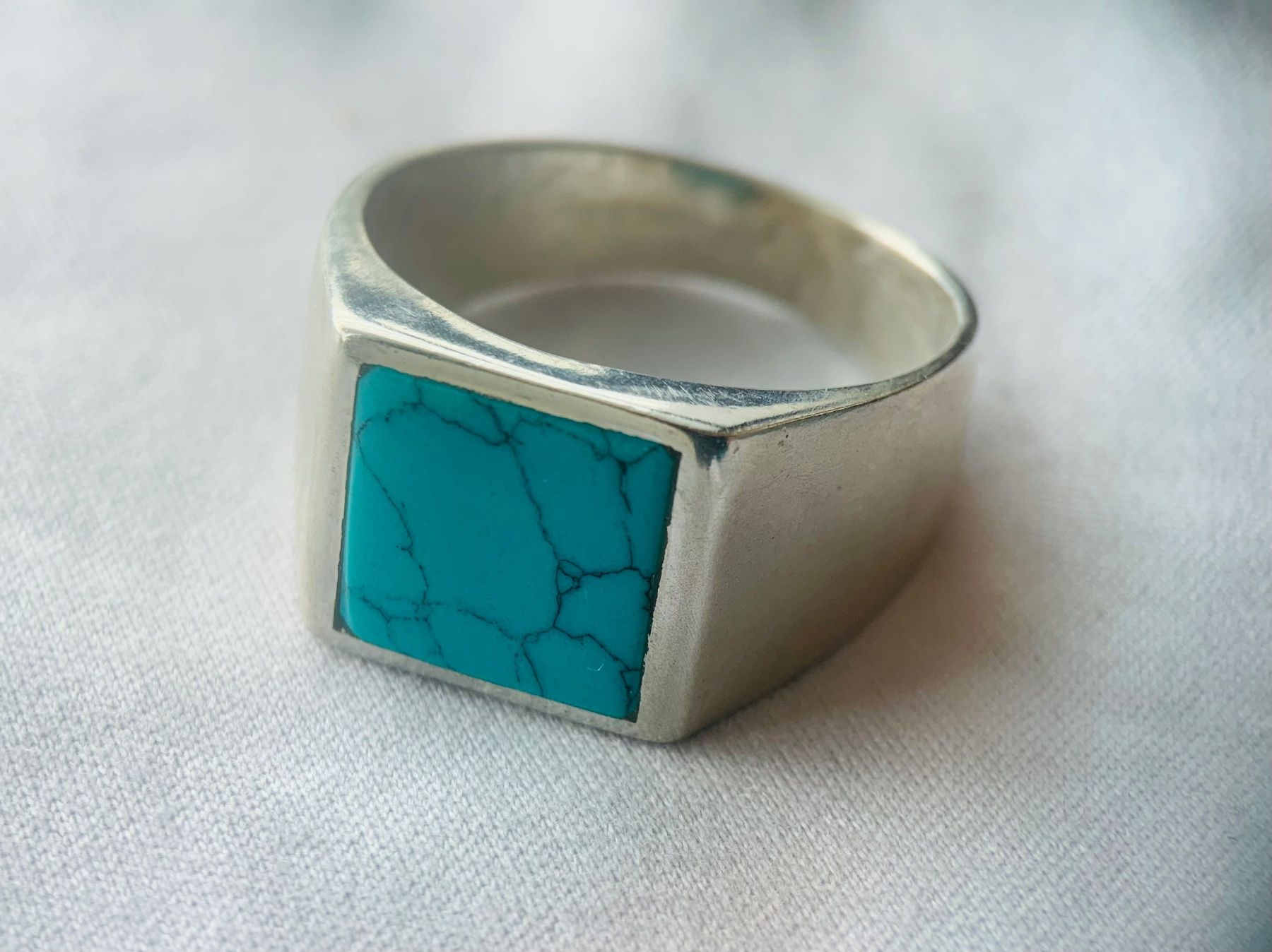 Ringe: Turquoise and Silver Protective Ring: Balance and Healing – Gebraucht aus Boll von fed_fd2s 1