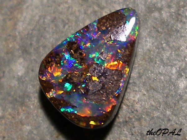 Pietre preziose: theOPAL *** TOP BOULDER MATRIX OPAL 2,43ct (Australien) *** – Nuovo e nell'imballaggio originale da Ebnat-Kappel venduto da theOPAL 1