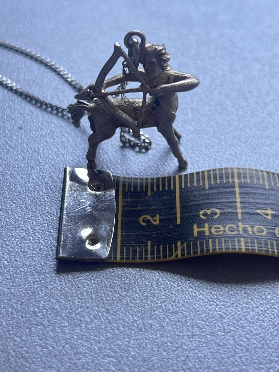 Ketten: Vintage Silver Sagittarius Centaur Archer Necklace! – Gebraucht aus Laufen von Trendmarket 6
