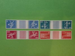 1960 Zwischensteg S63L-S65L,S67L, postfrisch**