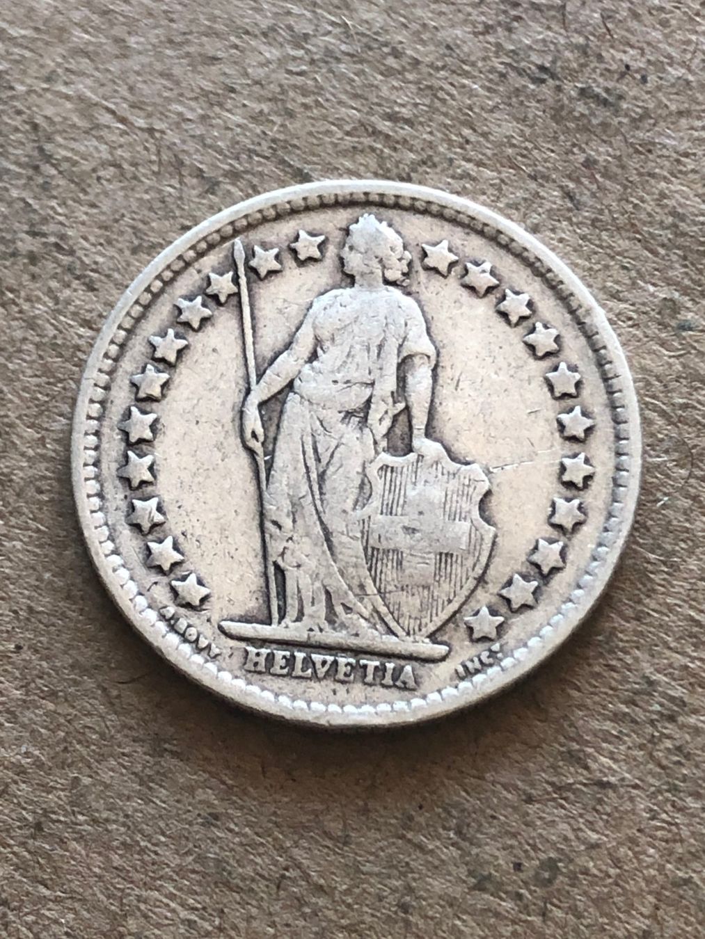 Toutes les monnaies: 50 Rp. 1920 – D'occasion à Schötz par Odpa 1