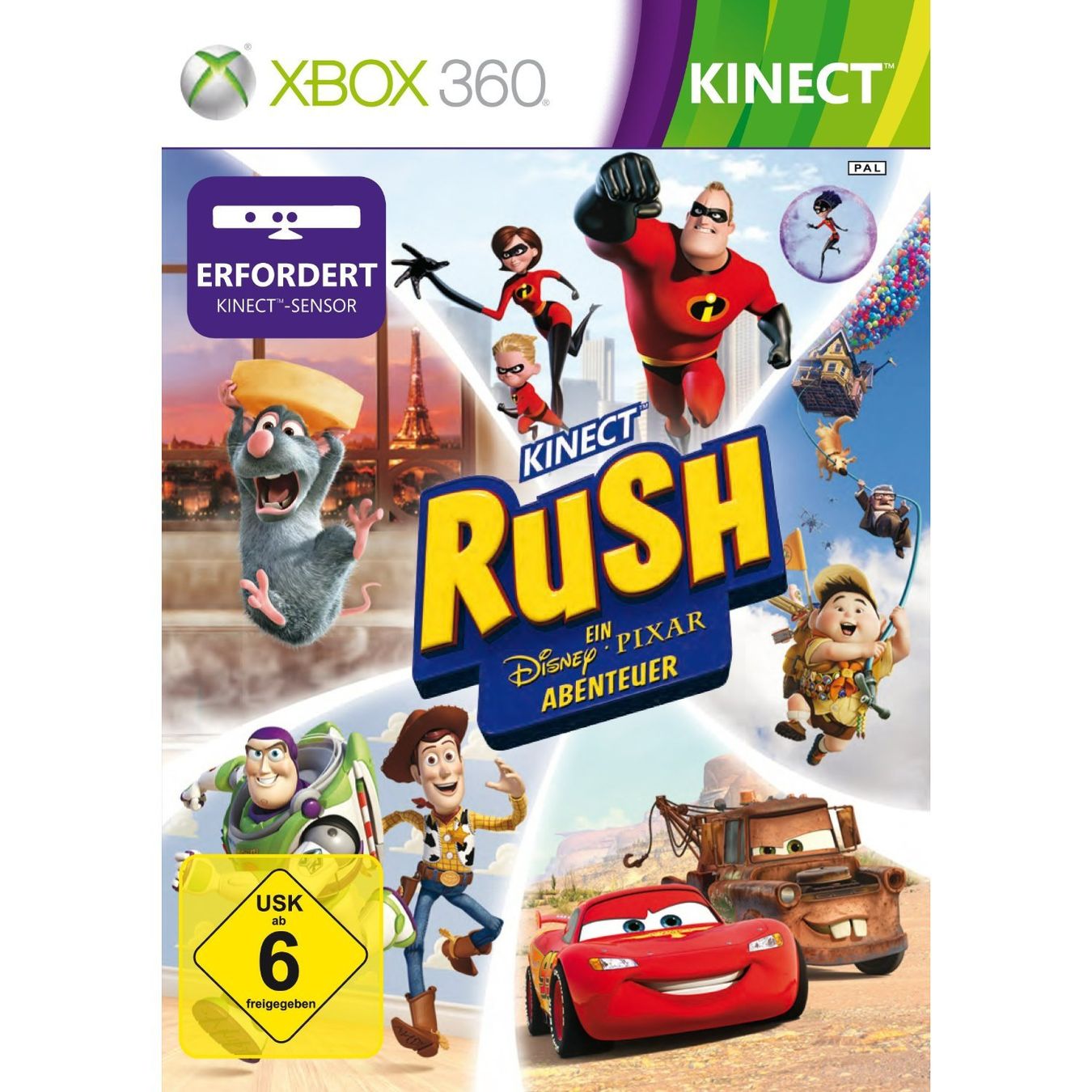 Microsoft Giochi: Kinect Rush Ein Abenteuer Disney Pixar   Xb360 – Usato da Schüpfheim venduto da Games_Spielkonsolen