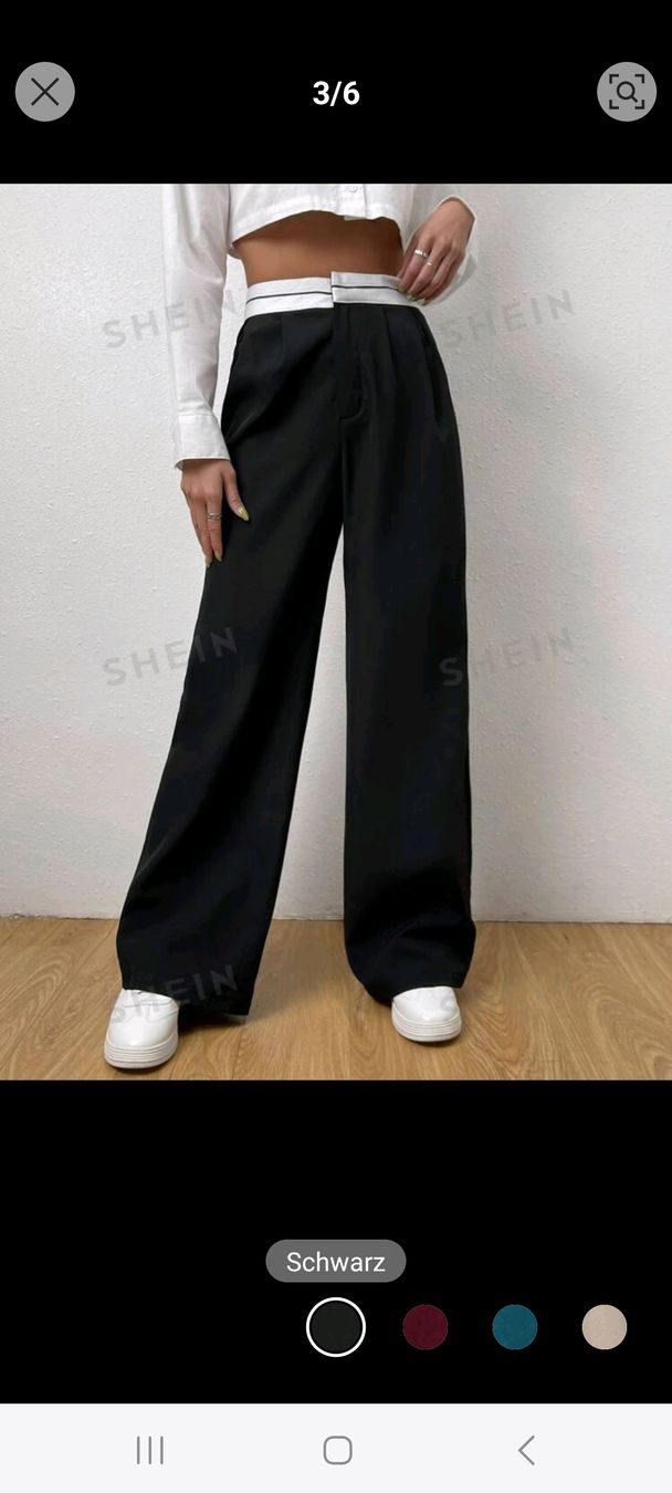 Shein Hosen: SHEIN High weist Hose, M – Gebraucht aus St Gallen von vir_5kgt 4