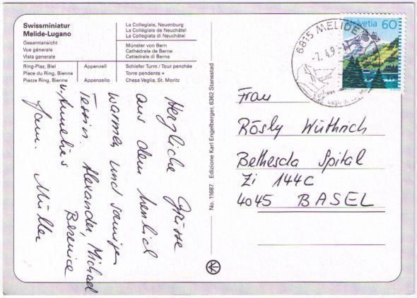 Cartes postales: Melide - 6 Bild AK Swissminiatur – D'occasion à Binningen par Mountainrider 1