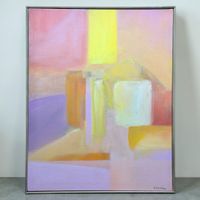 Eliane FRASNETTI - peinture acrylique "Les cubes de lumière"