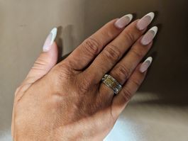 Swiss Edelweiss-Ring 925 Silber