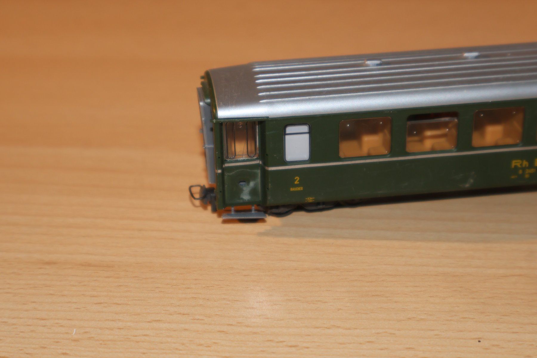 Bemo Modellini di ferrovie: 3 Bemo Personnenwagen grün – Usato da La Tour-de-Peilz venduto da valoute 4