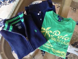 KLEIDERSET JUNGE, GR. 8 J, 3 TEILE, RALPH LAUREN, NP 270 CHF