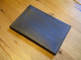 schöne Brieftasche, Kunstleder, schwarz, neu