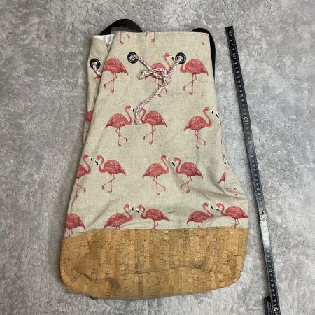 Handgemachter Flamingo Rucksack Unikat – Neu