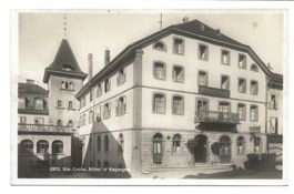 St. Croix (VD) Hôtel et Café d' Espagne echt Foto-Ak um 1940