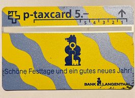 p-taxcard 5.-     Bank Langenthal