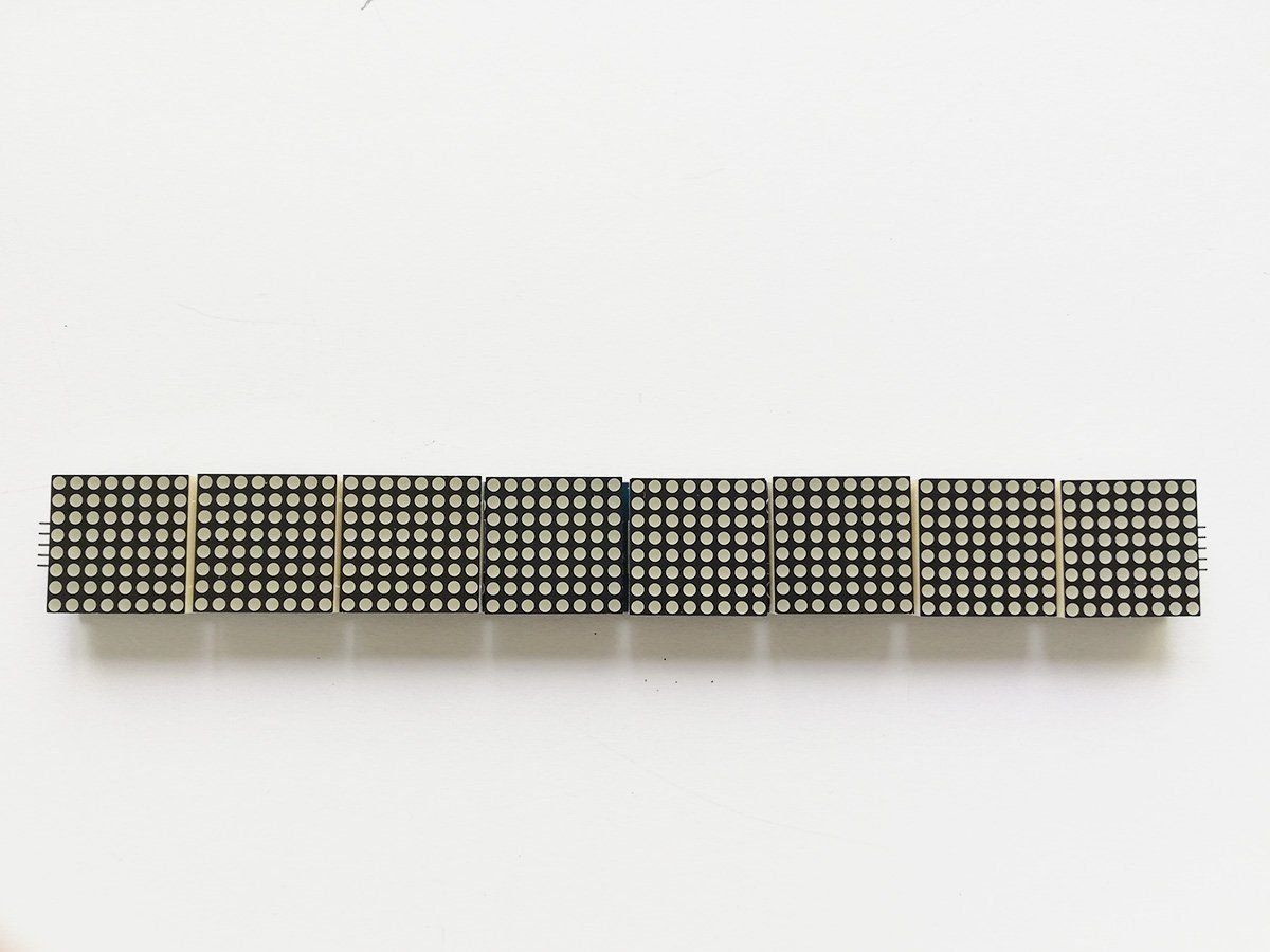 Arduino Composants électroniques: LED Dot Martix 64x8 pixels, ROT, MAX 7219 – Neuf (Voir description) à Zurich par led_matrix 2