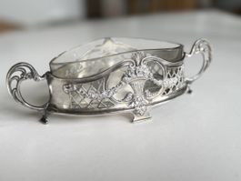 Kleine antike Jugendstil Jardinière Aufsatzschale um 1900