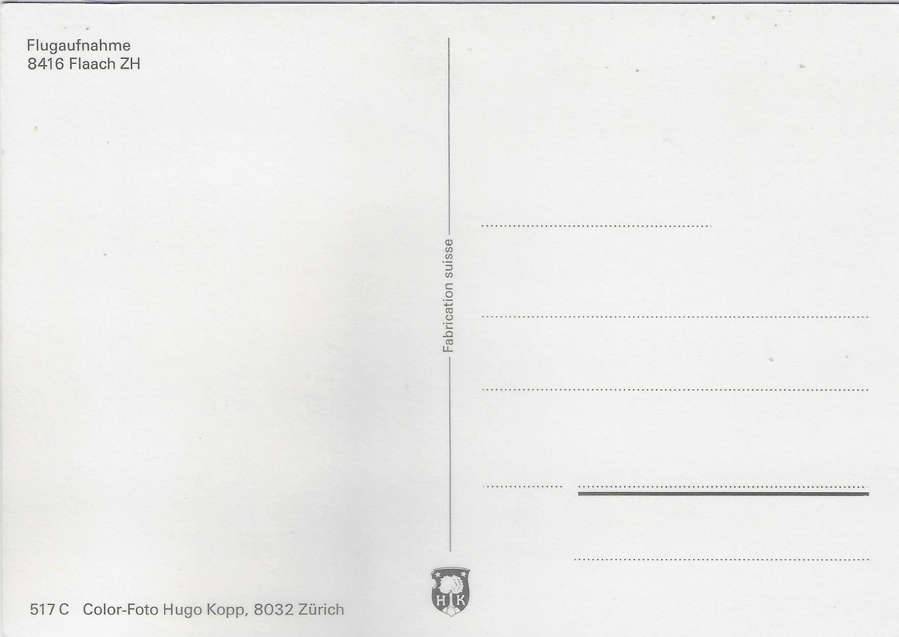 Cartoline postali: Flugaufnahme Flaach ZH – Usato da Ettingen venduto da Kartenplanet 1
