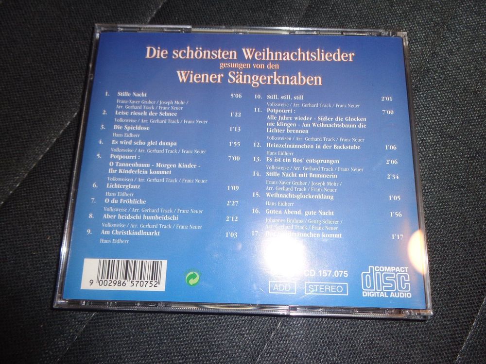 Wiener Sängerknaben Die schönsten Weihnachtslieder CD Kaufen auf