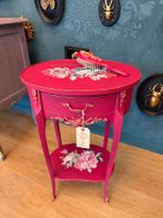 Tisch Beistelltisch Nachttisch Holztisch Salontisch Blumen