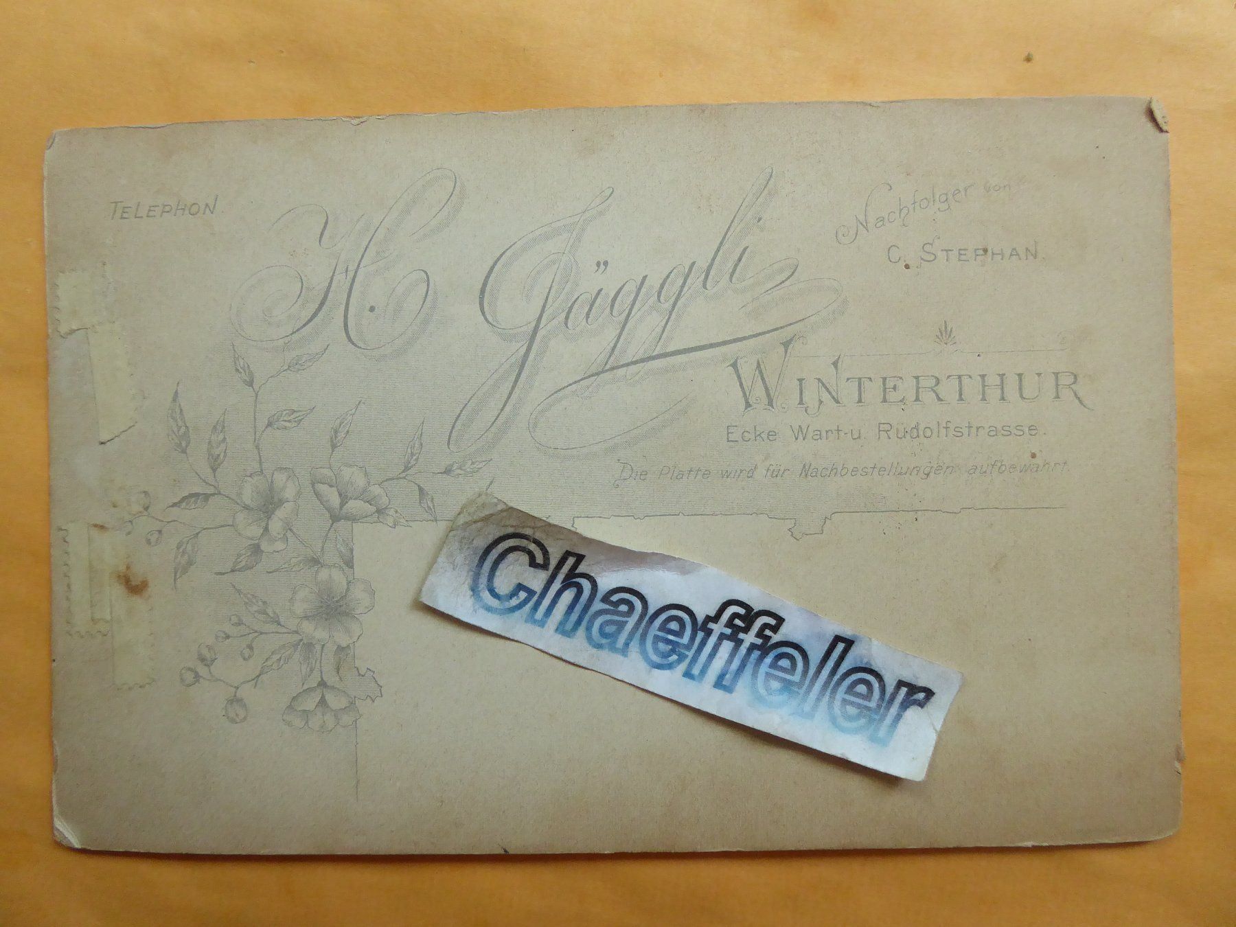 Foto & Immagini: Foto: H. Jäggli, Winterthur – Usato da Zürich venduto da Chaeffeler 1