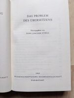 Das Problem des Übersetzens: Wege der Forschung VIII