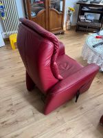 Fauteuil RELAX, cuir,avec télécommande de confort.Bon état
