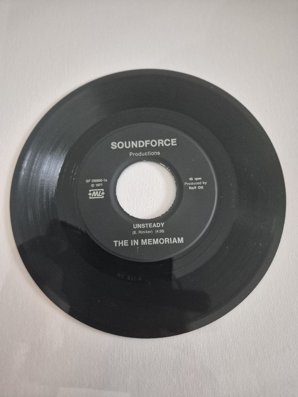 Dischi in vinile:  The In Memoriam  - Unsteady/Recognize - Single 7 , CH – Usato da Uster venduto da newwave0 2