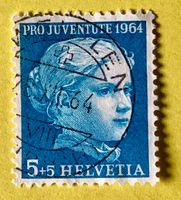 Nr.J 205 GESTEMPELT Mädchenbildnis 1964  