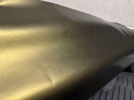 Restfolie Car Wrapping Hexis HX30N71M Mattschwarz gold