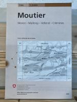 Karte 1:25 000 Moutier Neu Ungebraucht
