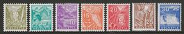 1934 : Serie Lanschaftsbilder Nr. 194 - 200 ** KP 160.--