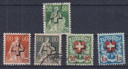 B25) Lot Aemter mit Kreuz 37y, 38z, 40z, 41z, 44z