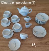 Vaisselle miniature en porcelaine,service à thé