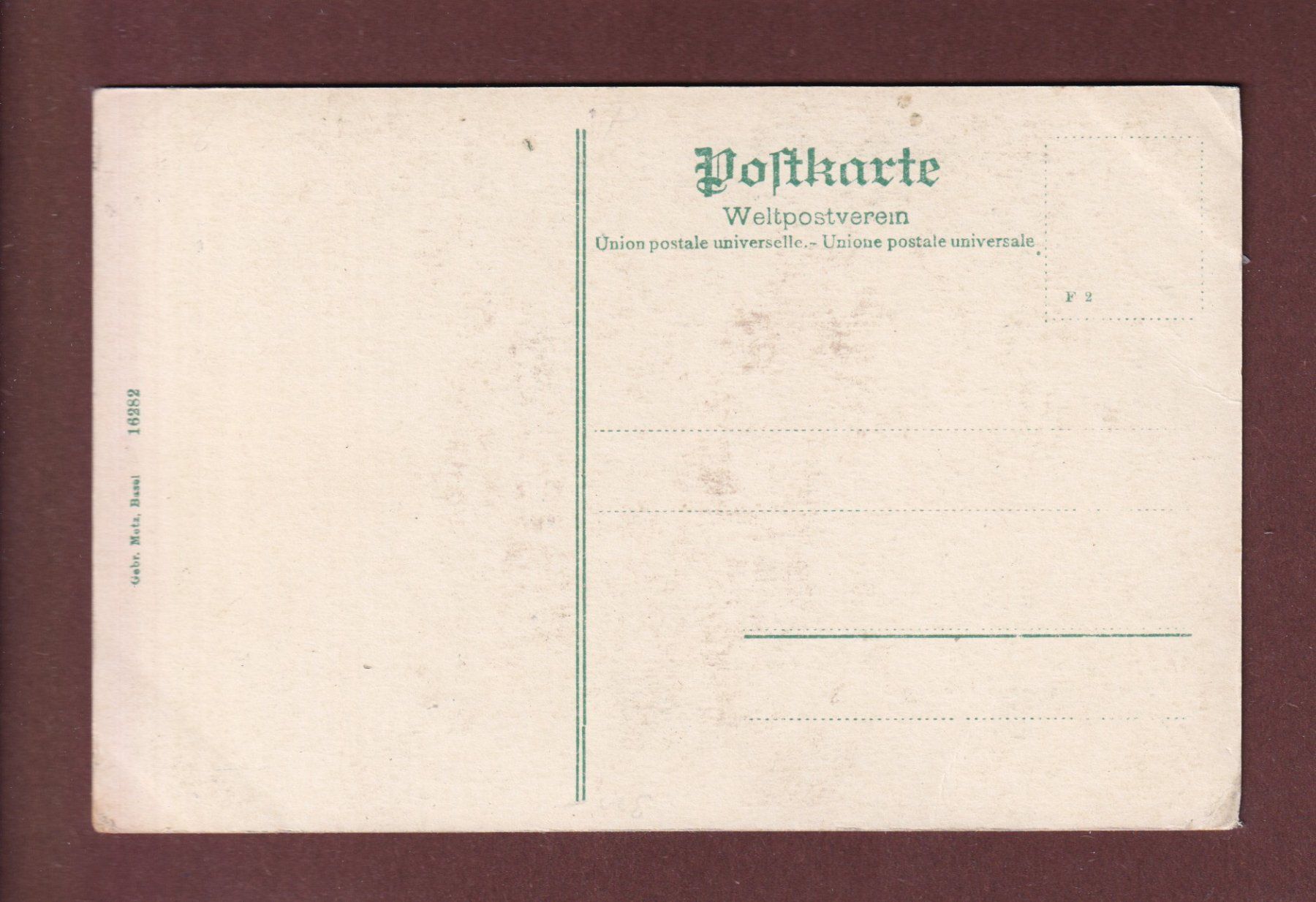 Ansichtskarten: SCHAFFHAUSEN - Vorstadt – Gebraucht aus Pully von nicecards-shop 1