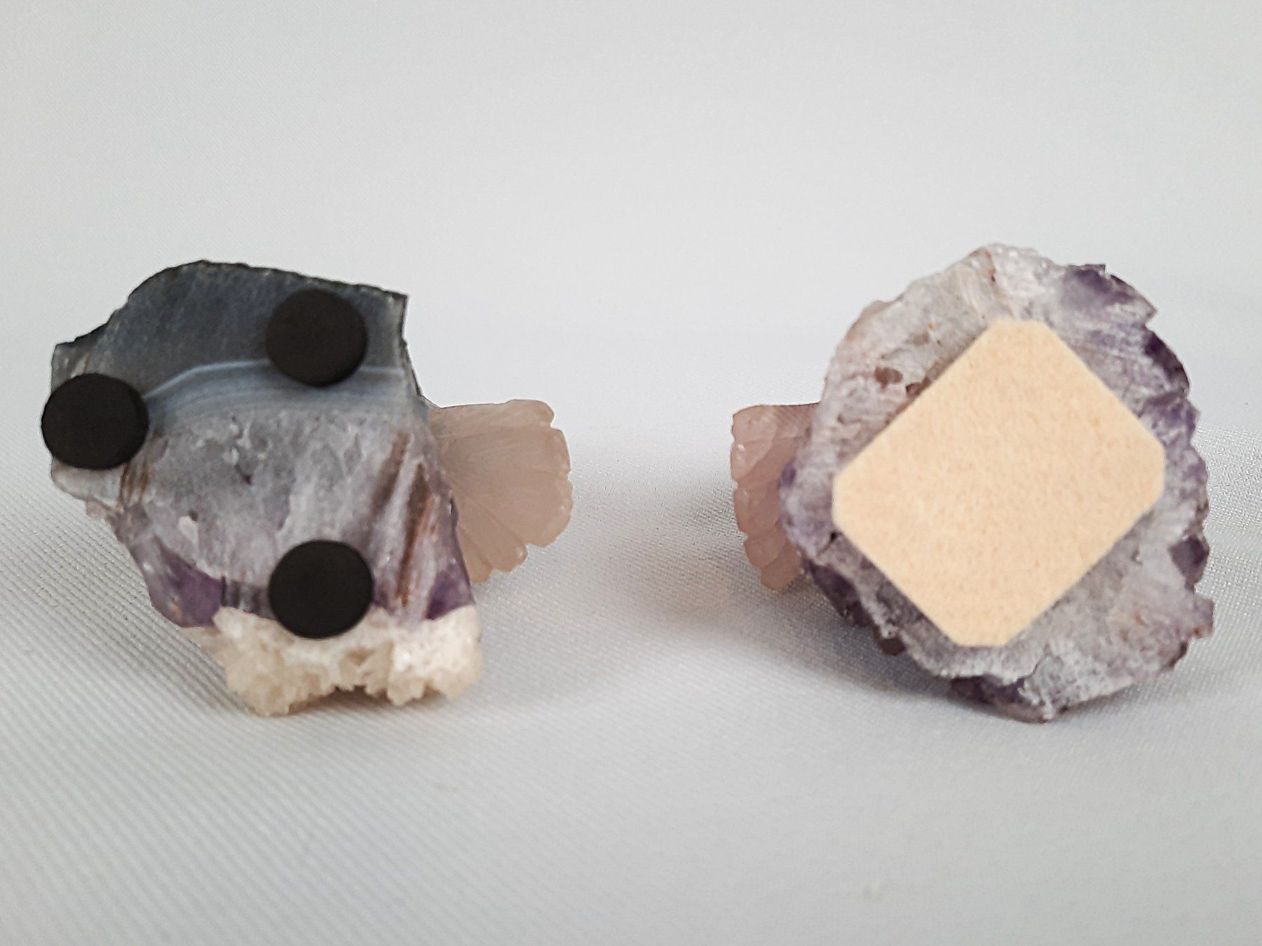 Pierres précieuses: Amethyst mit Vogel 2 Stück – D'occasion à Beinwil am See par Restwert_Beinwil 2