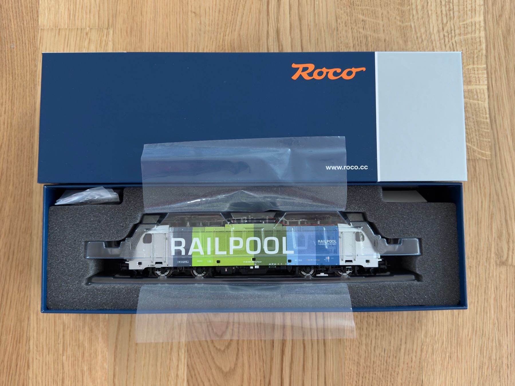 Roco Modellini di ferrovie: Roco 7500011 Br 186 Railpool Lineas DC – Nuovo e nell'imballaggio originale da Yverdon-les-Bains venduto da ele_z7jf