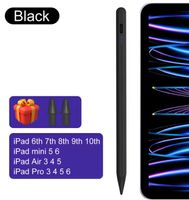 Stylus Pen Stift für Apple iPad inkl 2 Ersatzspitzen schwarz