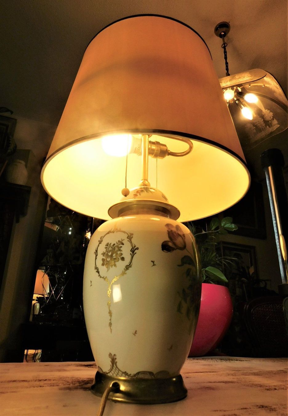Herend Lampade: Wunderschöne Antik Lampe Jahre 1930er – Usato da Emmenbrücke venduto da Ulisse-22 2