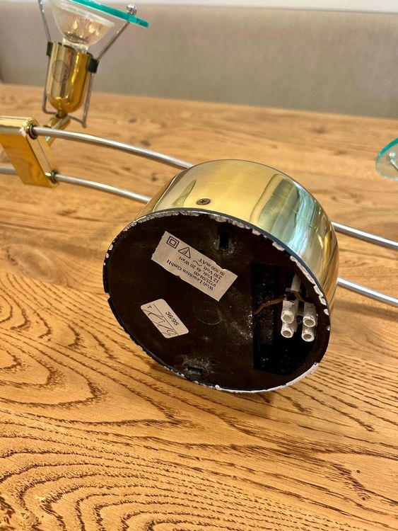 Lustres & lampes de plafonds: Elegante Design Deckenlampe Chrom-Messing, 4-flammig – D'occasion à Balzers par ste_v6vc 4