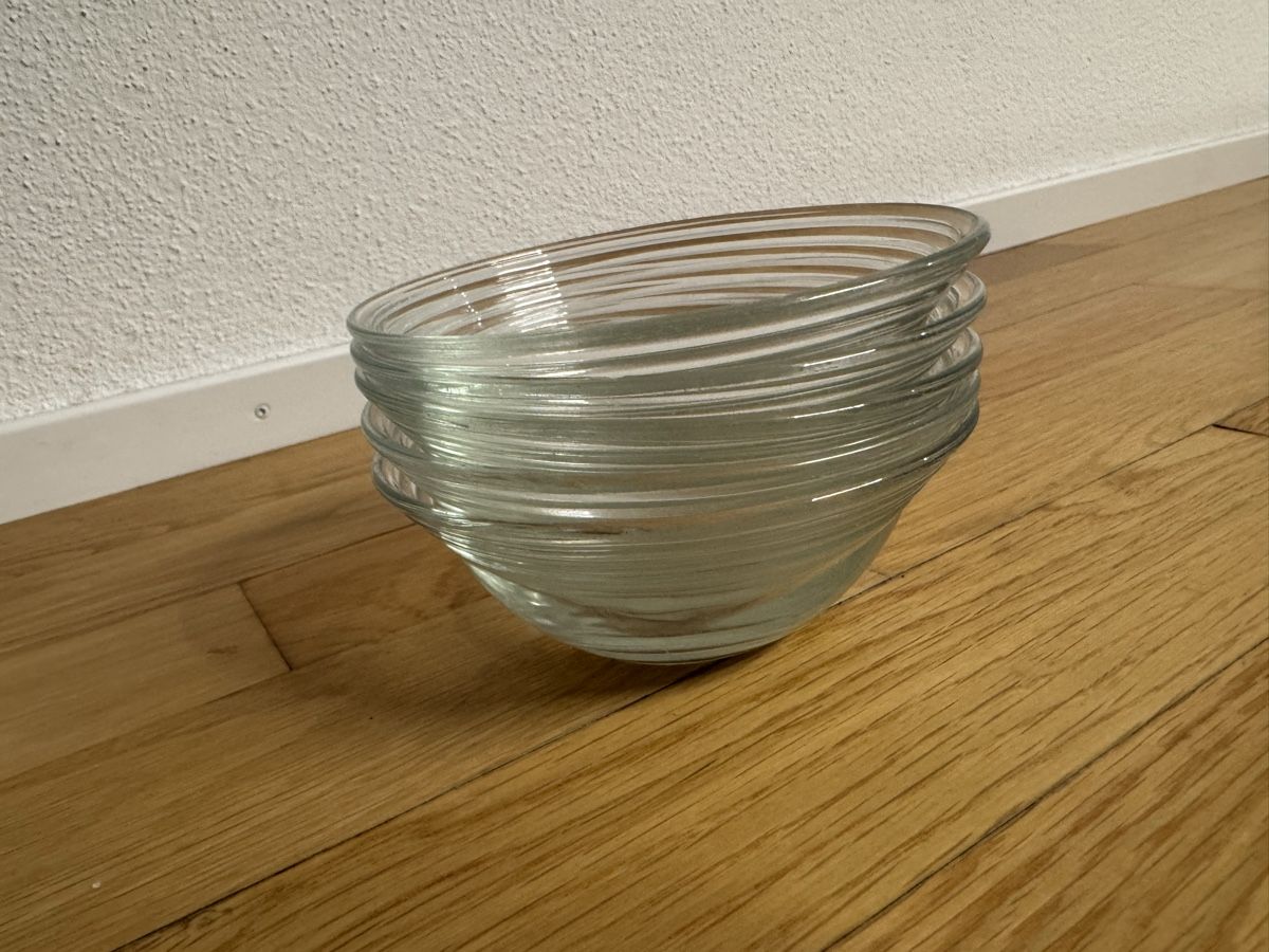 Ciotole: Glas Schalen Set, 5 Stück – Usato da Münchwilen TG venduto da Schnappi040816