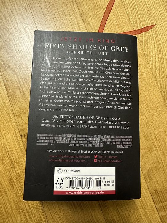 Buch fifty shades of grey (Neu (gemäss Beschreibung)) in Tuggen für CHF ...