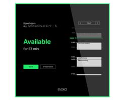 EVOKO Naso Raummanager, digitales Türschild 8 Zoll (20661)