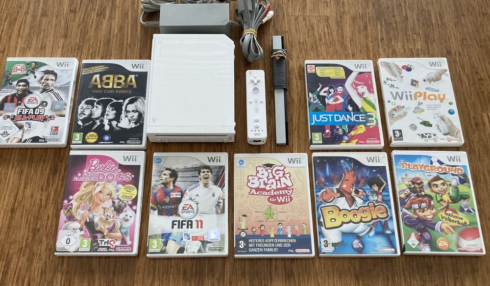 Nintendo Wii Konsole mit 9 Games Kaufen auf Ricardo