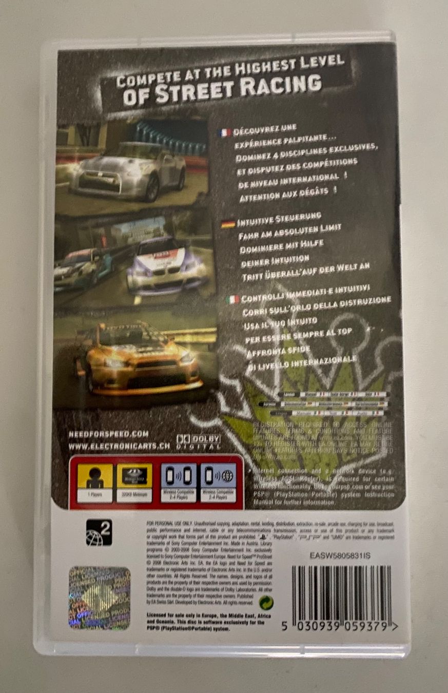 Sony Giochi: Need For Speed - Pro Street – Usato da Lungern venduto da Gjump 1