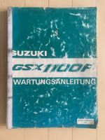 Suzuki GSX 1100 F  Wartungsanleitung - Top Zustand!