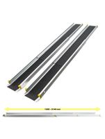 + 2x Auffahrrampe Teleskop Rampe 270kg klappbar Aluminium
