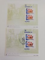 Portugal / Azoren: 2 Blocks Europa 1981 (**/ET-O)