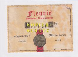 Etikette - Fleurie /bd