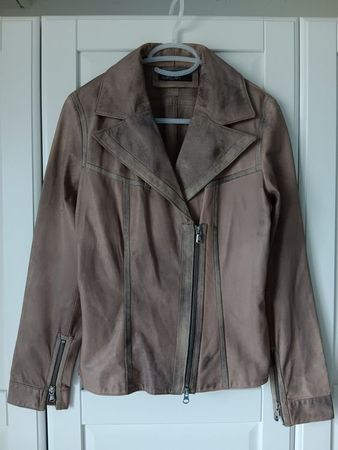 Veste en cuir/Leder Jacke MARC CAIN  Taille / Grosse M .....